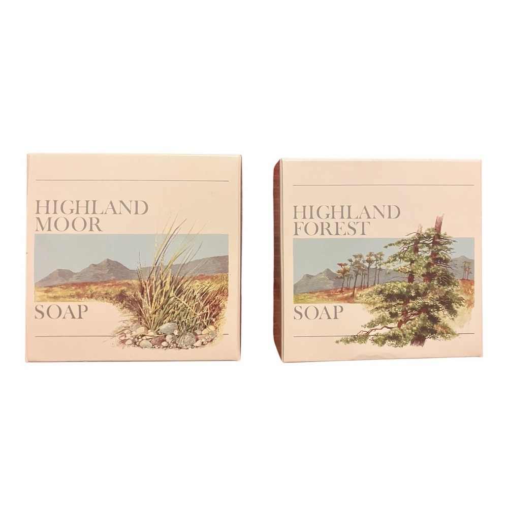 Druamor Scottish Highland Scented‎ Soap GIFT SET OF 2 Sealed New